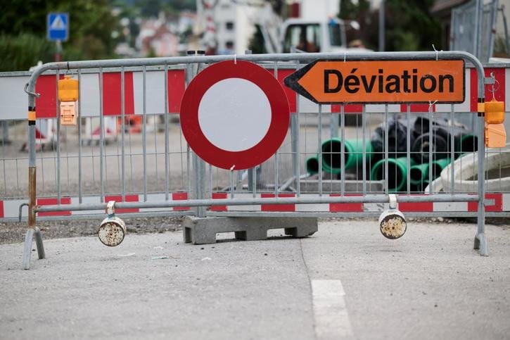 Circulation: La route entre Fétigny et Ménières sera fermée quasiment une semaine